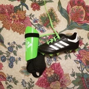 Adidas Goletto VI FG clears w/shin guards